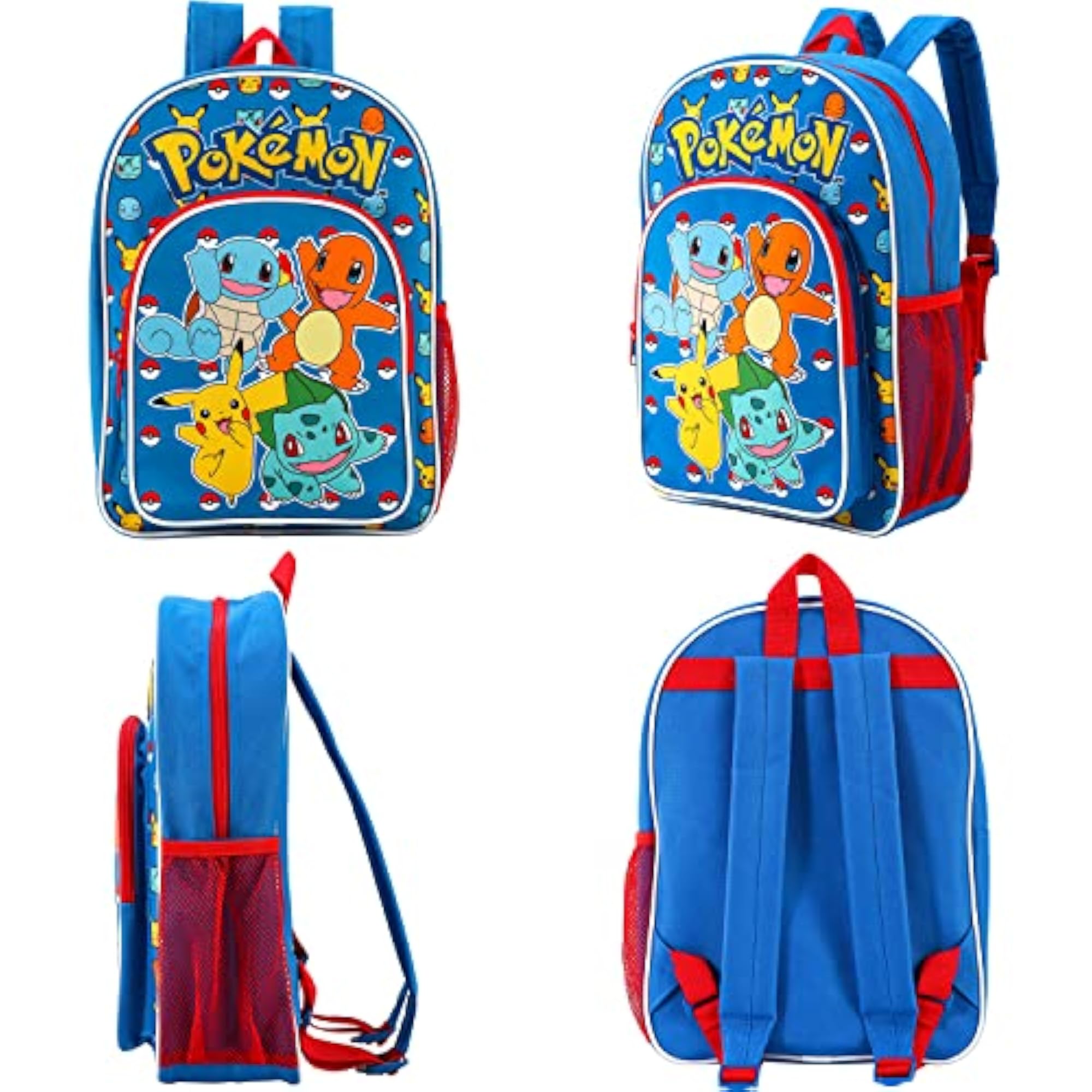 Pokémon Kids Premium Backpack, Fun Travel Bag