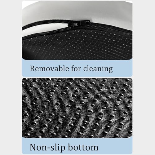 Cuscino di supporto lombare – Cuscino ergonomico in memory foam per sedia da ufficio e auto, fornisce supporto ortopedico per schienale e sedile
