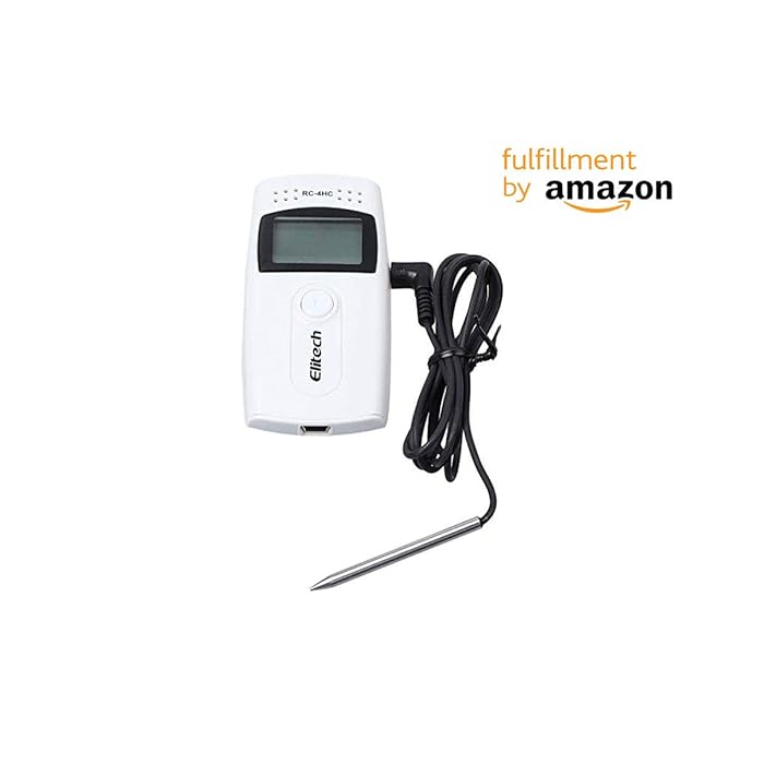 Buy Elitech® RC4HC Data Logger for Blood Bank, Hatchery, Pharma, Prawn Truck, Bio Lab, Shipping