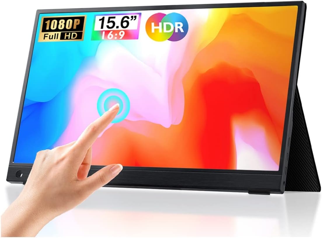Portable Monitor 15.6 Inch Full HD 1080P IPS Extra Screen For Laptop