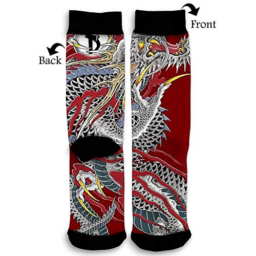 Elasonn ELASONN-SDJG3#-B2 Men'S Printed Novelty Graphic Fashion Dress Crew Socks,Casual Breathable Comfort Fit Ankle Socks Athletic Sock Warm Socks thumb #1
