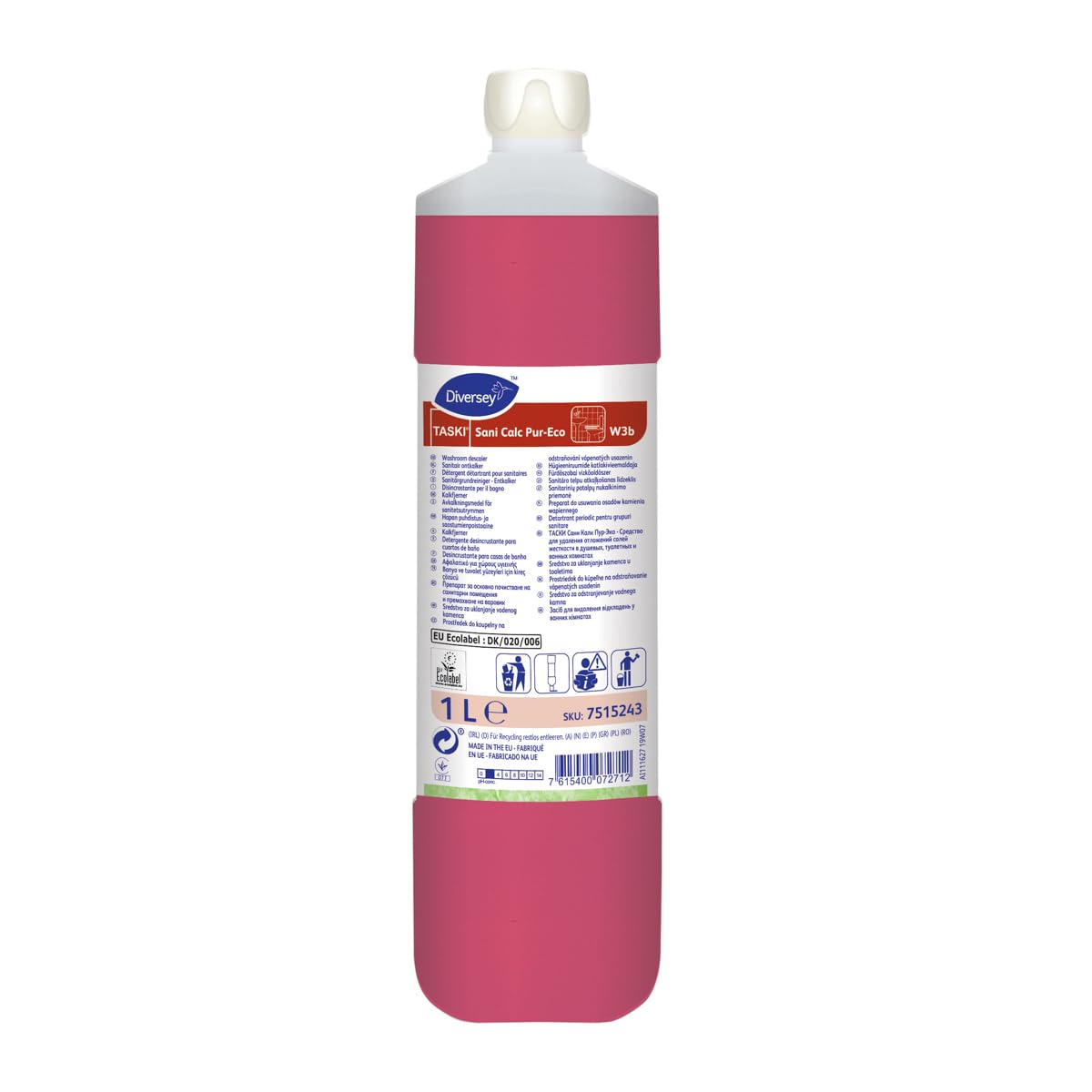 Ko-Sanitario Diversey Sani Calc Pur-Eco W3b 1 L detergente sanitario e anticalcare