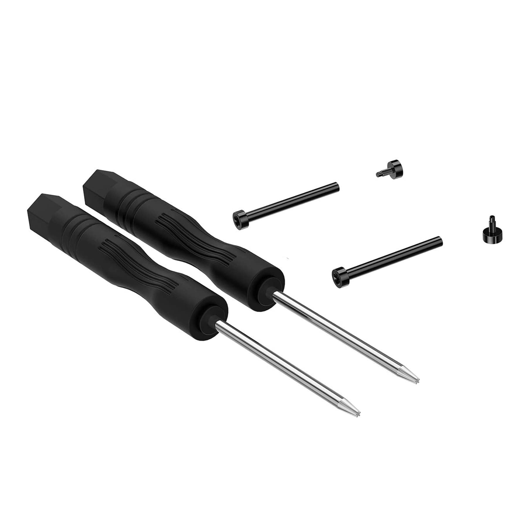 Lijinlan Compatible with Amazfit T-Rex/T-Rex Pro Screw Rod Accessory, 2Pcs Stainless Steel Link Bar Replacement Screws with 2Pcs Screwdrivers Removal Tool for Amazfit T Rex Accessory (Black)-image-6