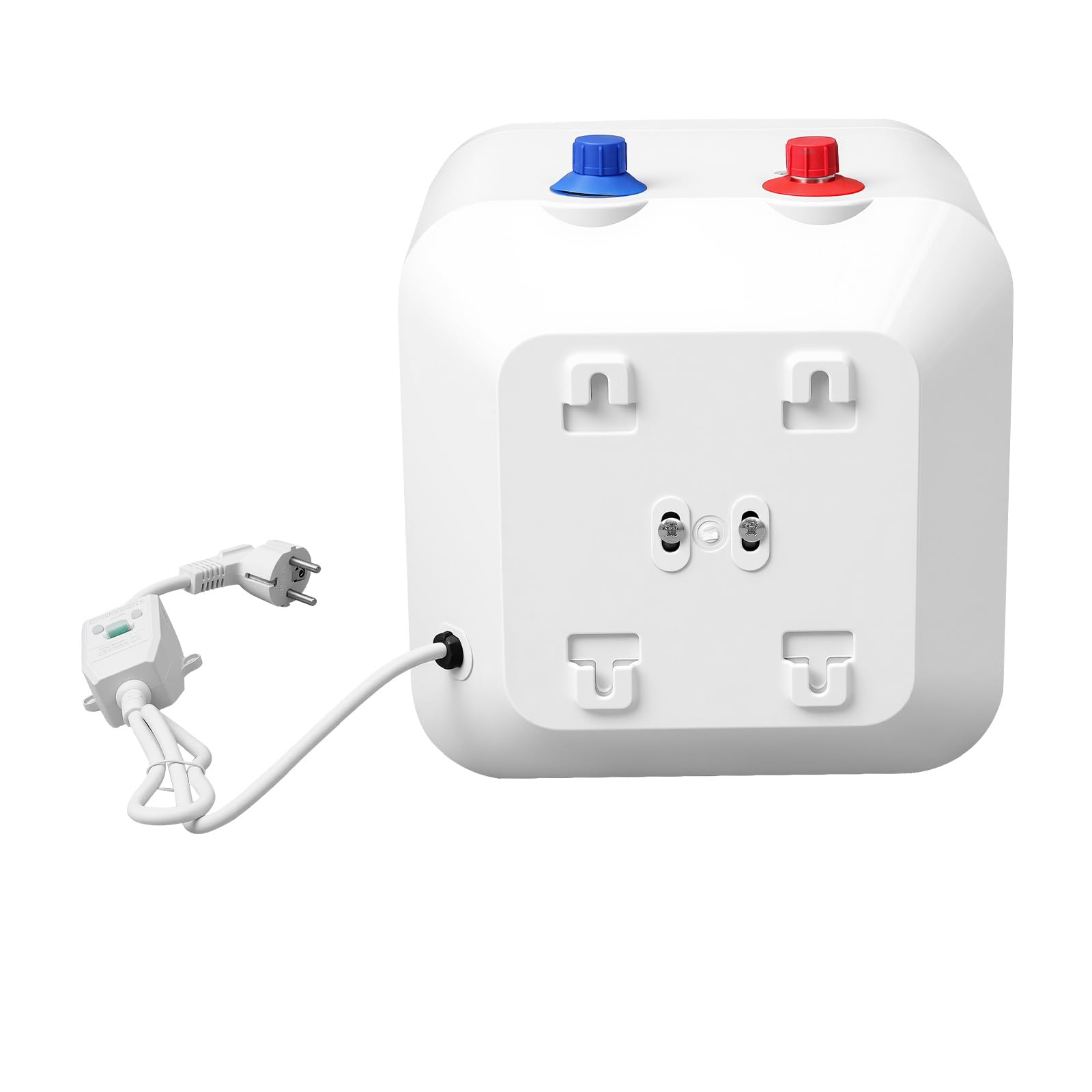 Mini scaldabagno istantaneo da 8 l, 1500 W, 220 V, display digitale a LED, da incasso, montaggio a parete, per cucina, bagno, lavabo, lavabo