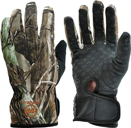 Manzella Men's Bow Ranger Glove Realtree Xtra LG & Performance Headband Bundle