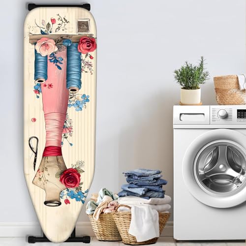 Image of Nuxovilar Sewing Mannequin Ironing Board Cover 15x54 Inches Polyester | Iron Pad Scorch Guard laundry helper protective board shield home laundry room craft studio (Sewing Mannequin)