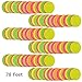 Midnight Glo Neon Paper Garland Circle Dots Hanging Decorations for Birthday Party Wedding Decorations Black Light Reactive UV Glow Party 78ft(6 Pack)