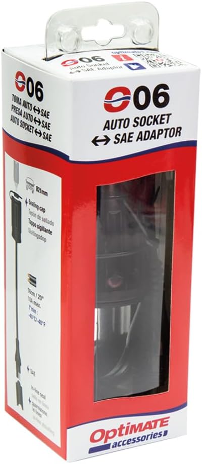 Optimate cable O-06, Adapter with Ø21mm AUTO socket for an automotive plug
