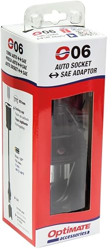 OptiMate Adapter cable, SAE to AUTO socket - CABLE O-06