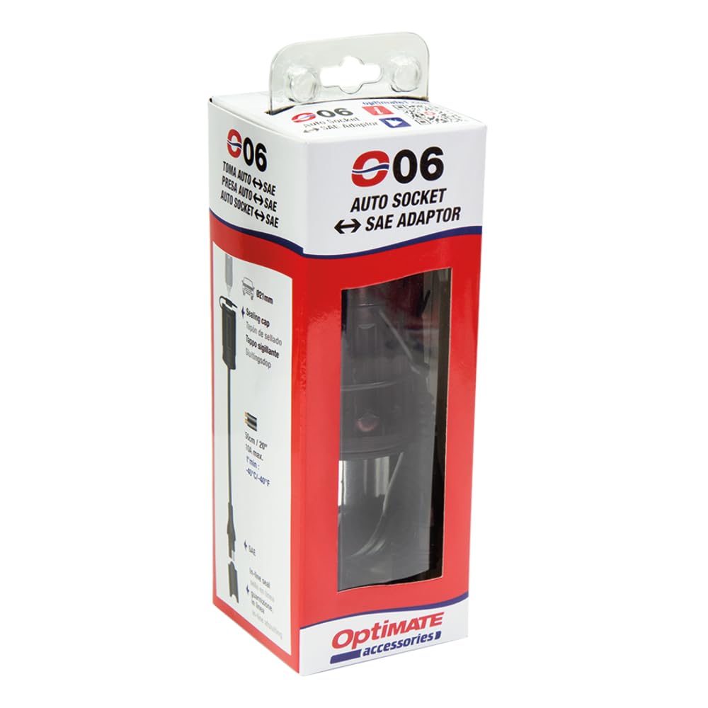 Optimate Unisex Cigarette Lighter Socket (No.6) Sae Plug