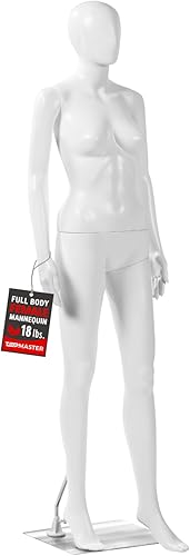 Maniquí flexible de 360 PP con expresiones vívidas y postura ajustable, fácil montaje, base de metal duradera, se adapta a todas las prendas, no