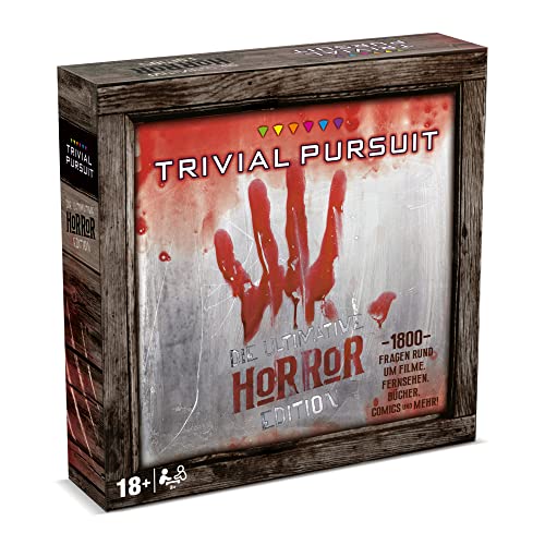 Winning Moves Trivial Pursuit Horror XL Edition - Quizspiel für Horror Fans - Quiz Partyspiele - Trivia Fanartikel - 2+ Spieler ab 18+ Jahren - Deutsch