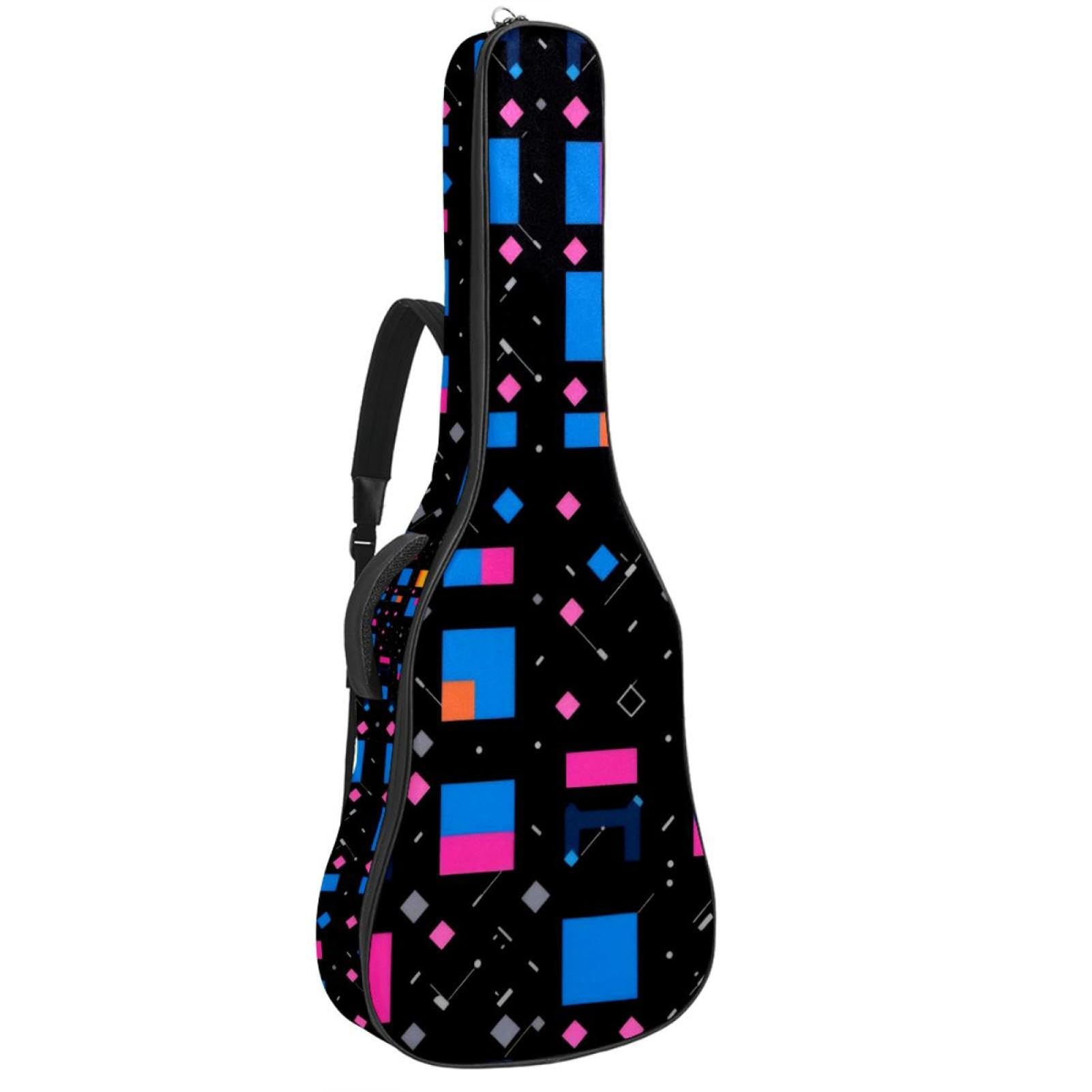 Housse guitare acoustique 101,6 cm imperméable sac géométrique - 8