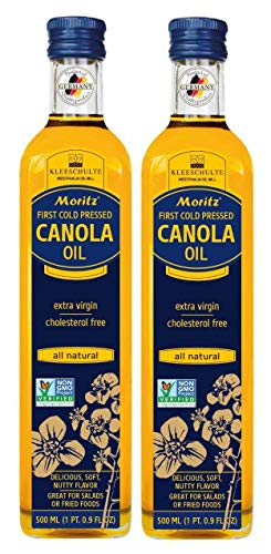 Kleeschulte 2x MORITZ Canola Oil,cold pressed,NON GMO-all natural extra virgin image 5