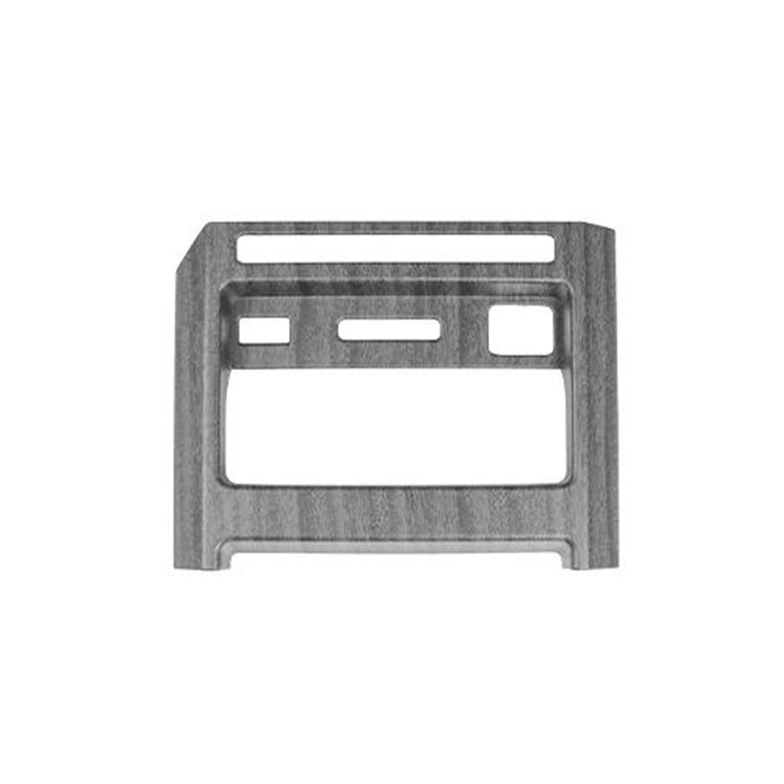 for Kia PV5 2025-2026 LHD ABS 1Pcs Front Row Charge Port Trim 2Pcs Front Row Central Control Cover Interior Decal Trim(A for Wood Grain)