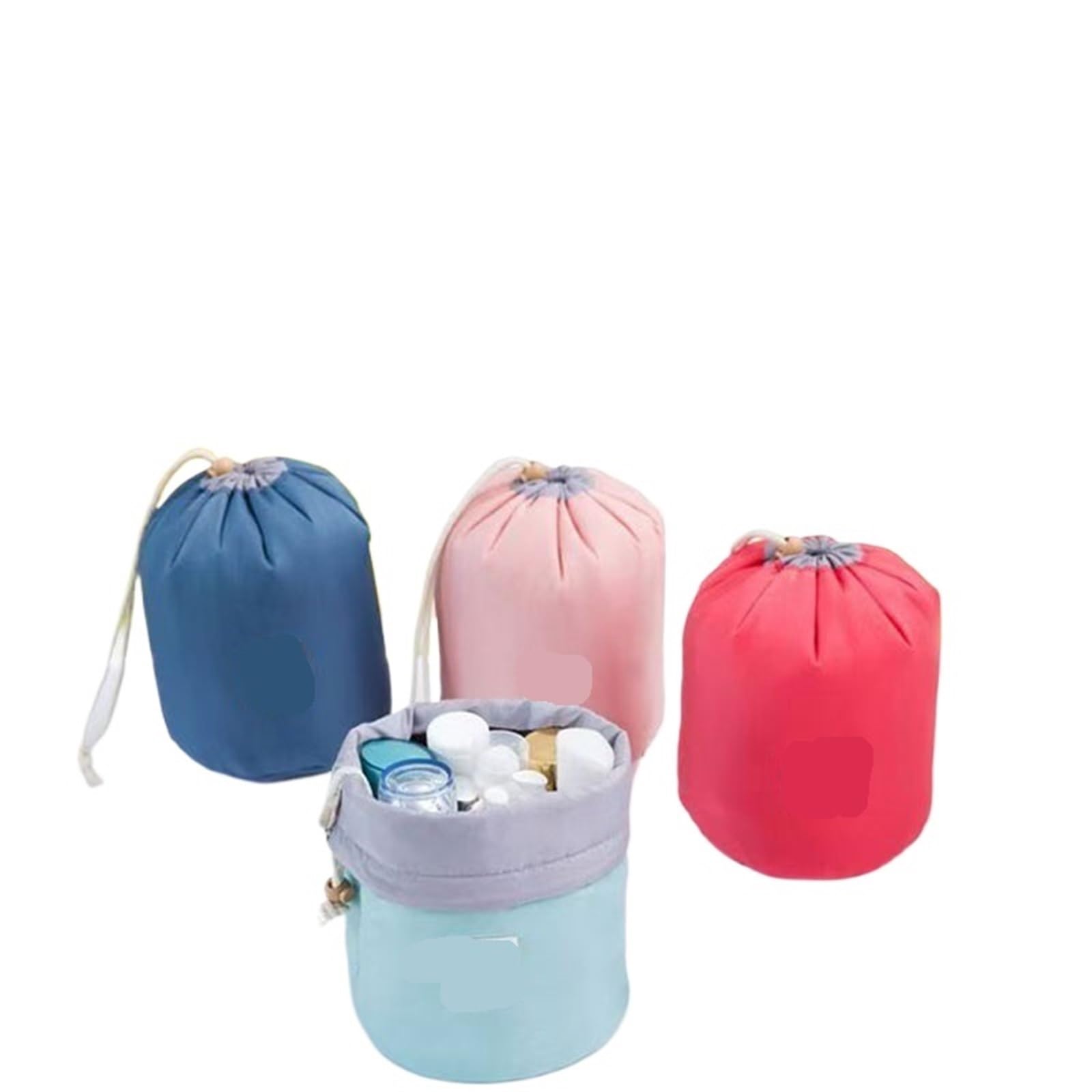 Bolsa de cosméticos Redonda Impermeable for Maquillaje, Organizador Viaje for, Estuche Aseo for Mujer, 1 Uds para Viajar(Dark Blue)