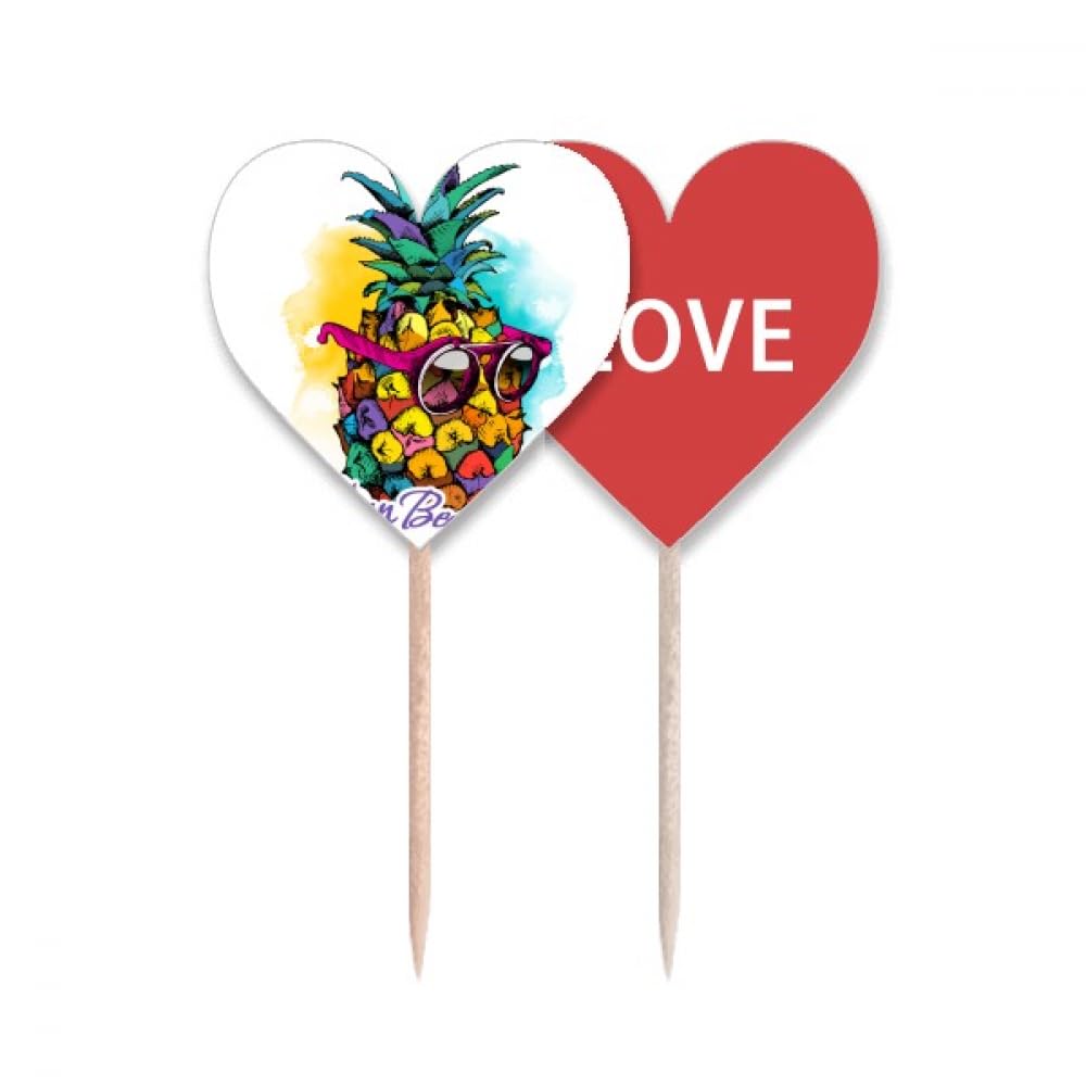Cure-dents drapeau Love Heart pour décorer vos amuses-bouches
