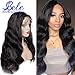 Produktbild Bele Hair Body Wave Lace Front Perücken Echthaar Vorgezupft und gebleicht Knoten 180% Dichte Brasilianisches Echthaar Perücken 14 Zoll