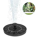 [page_title]-Coquimbo Solar Springbrunnen, Solar Teichpumpe Garten Wasserpumpe Solarpumpe mit 1W Monokristalline Solar Panel, Schwimmender Dekoration für Garten, Kleiner teich, Vogelbad, Fisch-Behälter, Pool