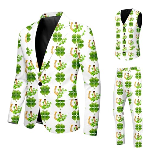 Smoking 3 pièces homme costume de cérémonie veste à motifs et pantalon