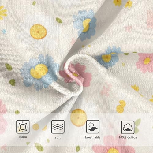 KLL Polka Dots and Tender Chamomile Flowers Toddler Boys Comfort Training Underwear Cute Children Panties3