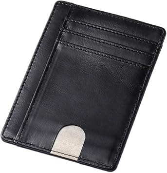 Mens Blocking Wallet Theft Slim Credit Holder Front Pocket Minimalist Design