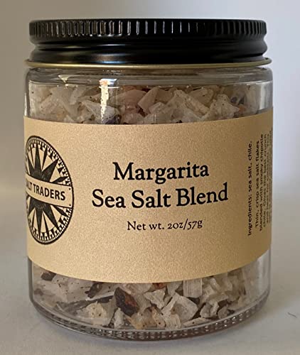 Salt Traders Margarita Salt With Chipotle Chile - 2 Oz Net Wt. (Glass Jar) #TOP3
