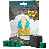 Chubbs Scrubb Magnetic Glass Cleaner Kit - Mini Magnet Scrubber for Hard-to-Reach Stains on Glass, Ceramic & Metal