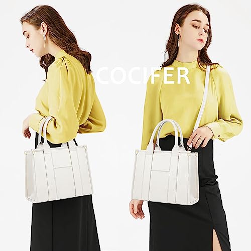 Bolso tote para mujer con asa y cierre de cremallera miniatura 2