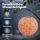 Aohcae Led lampions outdoor solar, 2 Stück 25cm Retro Hängelaterne,Outdoor lampions solar wetterfest, Bunte Solarleuchten für Garten, Hof, Terrasse, Hochzeit & Party Dekoration [Energieklasse A]