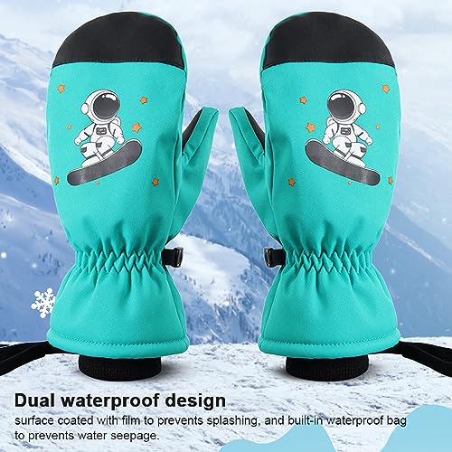 SZITW À prova de vento à prova dwindproof água de bicicleta para crianças inverno engrossado quente
