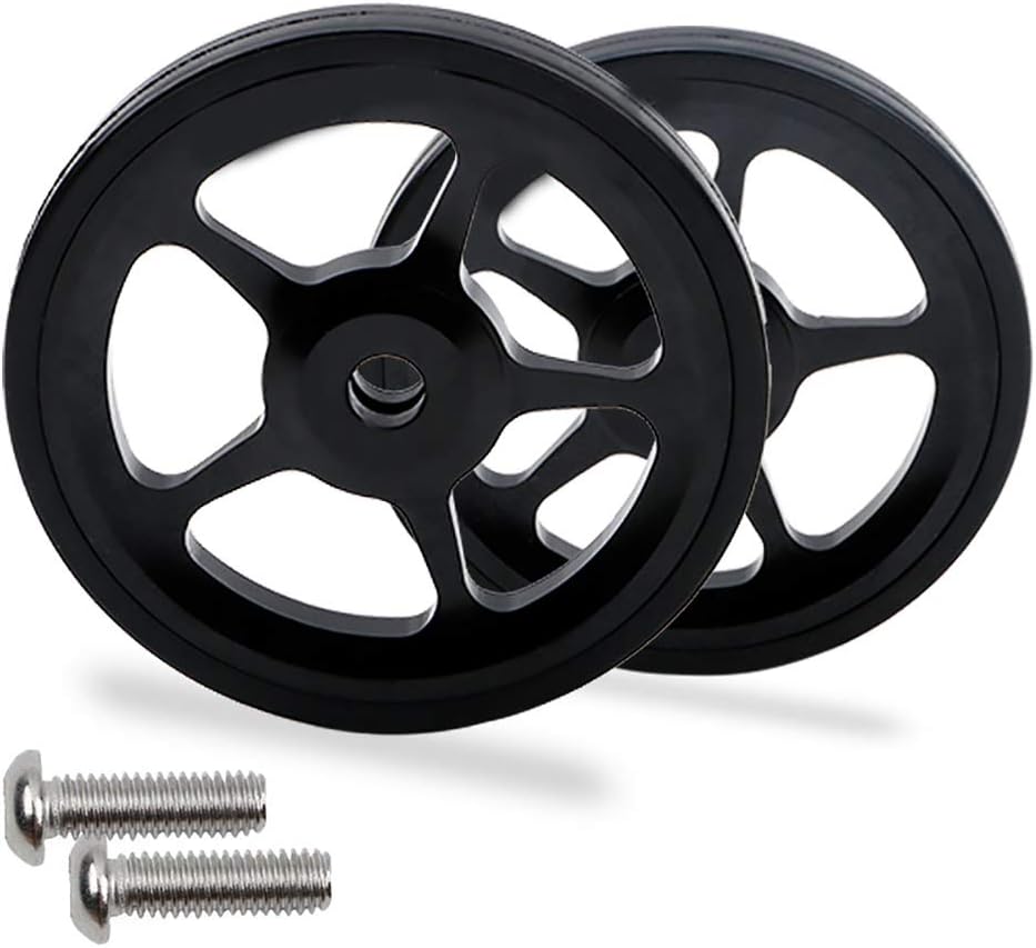 Lightweight Alloy Easy Wheel Folding Bicycle Parts Mount Bolt Portable Ultralight Bicycle Easy Wheel,Black : Sports & Outdoors
