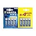 Produktbild Varta Alkaline Hi-Energy Lr03/Mini Minion (4+4) AAA - 8 Pack