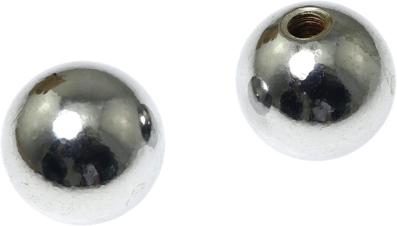 RLECS 2PCS 1/427 Lamp Finials Caps 1/2 Inch Tall Lamp Finial Tapped 1/