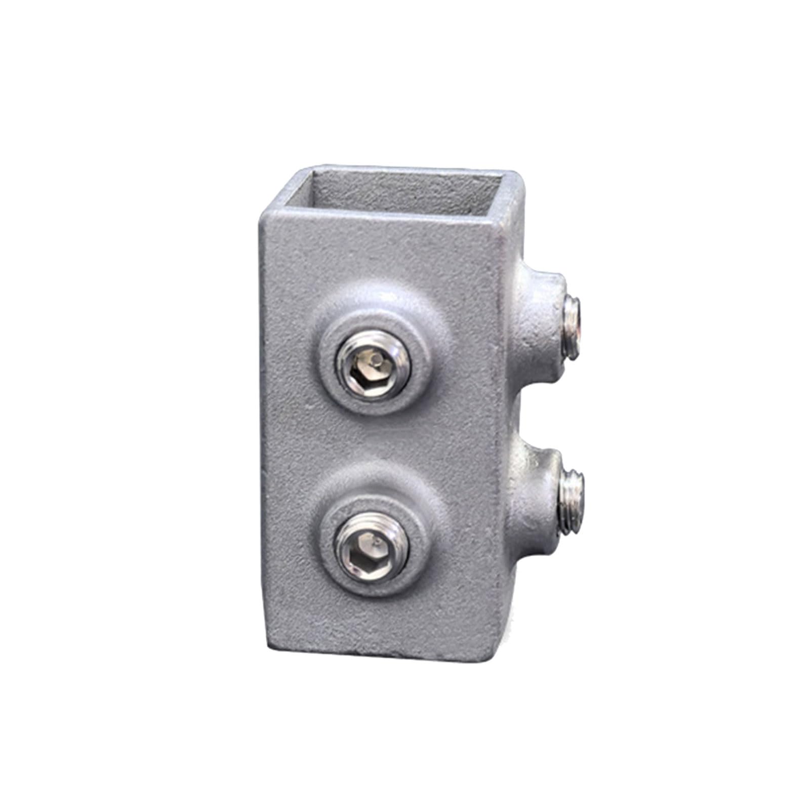 Nvoqilin 20X20 Pass Through Aluminum Alloy Joint Square Tube Connector Connection Fastener For Furniture Framing And Structural Enduring Connection Fastener