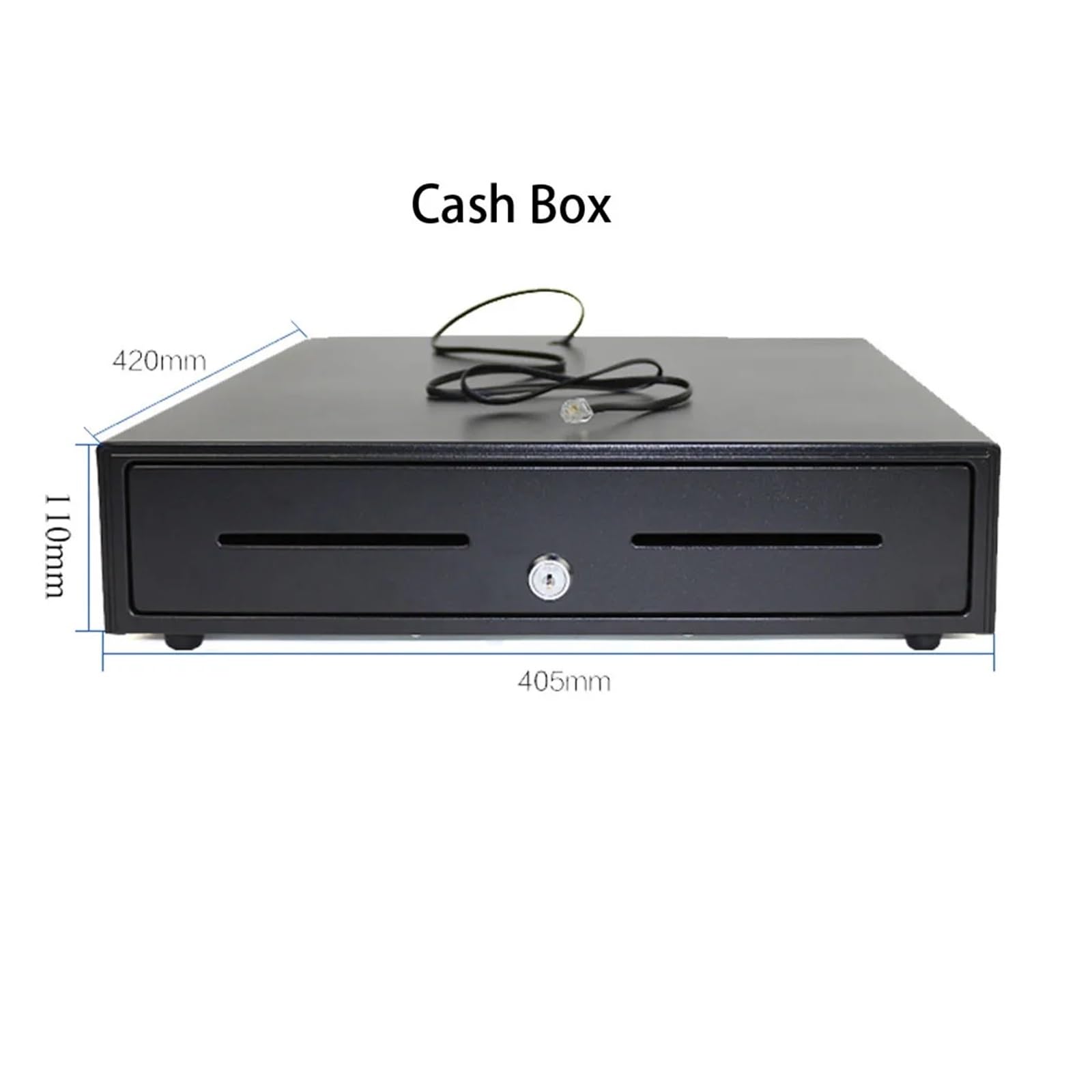 Caja registradora con de Punto de Venta de 10 Pulgadas con Impresora de 80 mm y escáner Bluetooth for Comercio minorista y restaurantes(No Cash Box)