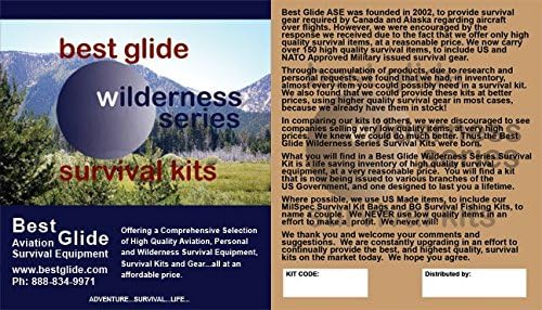 Best Glide ASE Wilderness Guardian Survival Kit