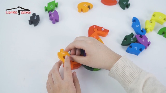 Amazon.com: LovesTown Montessori Wooden Alphabet Puzzle for