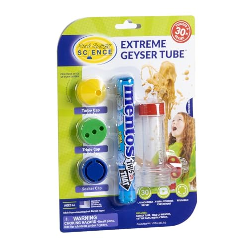 The Mentos-soda geyser is a legendary crowd-pleaser, and this kit turns it into a repeatable, launchable science experiment with an actual engineered tube.
