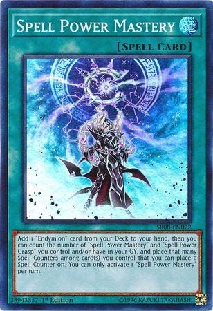 Yu-Gi-Oh! - Maestría de Poder de Hechizos - SR08-EN022 - Super Raro - 1 Edición - Baraja de Estructura Orden de los Lanzadores de Conjuros