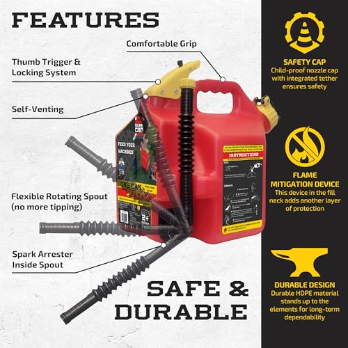 Image of Surecan Crispo 2.2 Gallon Gasoline Can