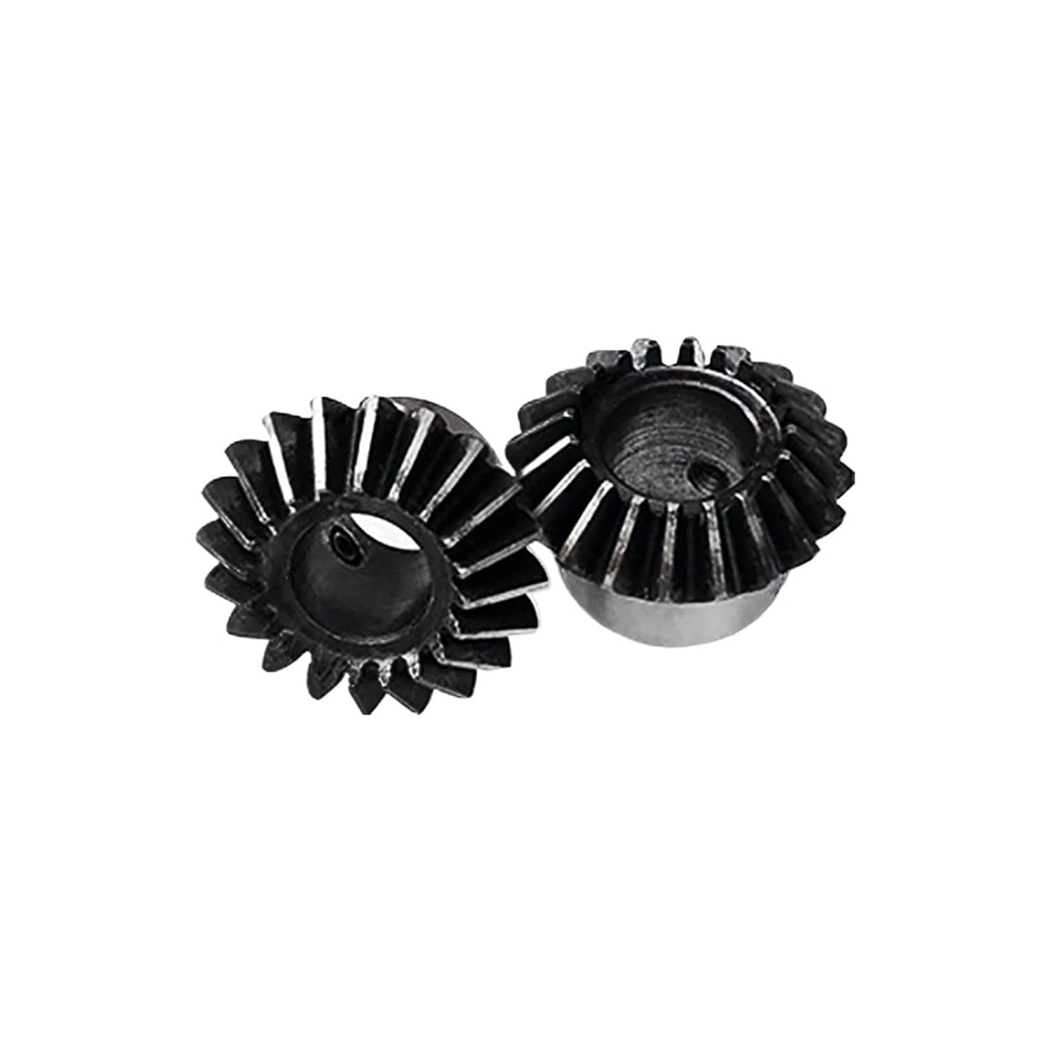 Bevel Gear Pinion Hardware Mechanical 1PCS Bevel Gear 2M 12 Tooth Hole 6/7/8/10/12 Standard 45 Steel Surface Quenching Screw Fixed(12 Teeth Hole 7)