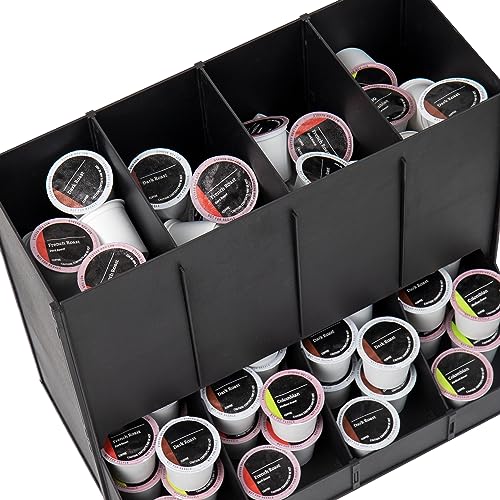 Support de machine et distributeur de dosettes 4 compartiments contre le désordre - 5