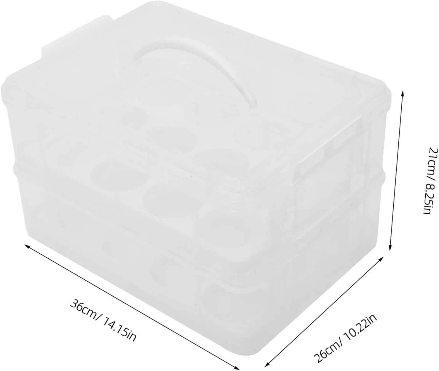 Mobestech 24pieces Baking Cake Box Holder Cake Carrier for Transporting Desserts and Pastries Reusable Two Design for Cupcakes for Birthdays and Special Occasions