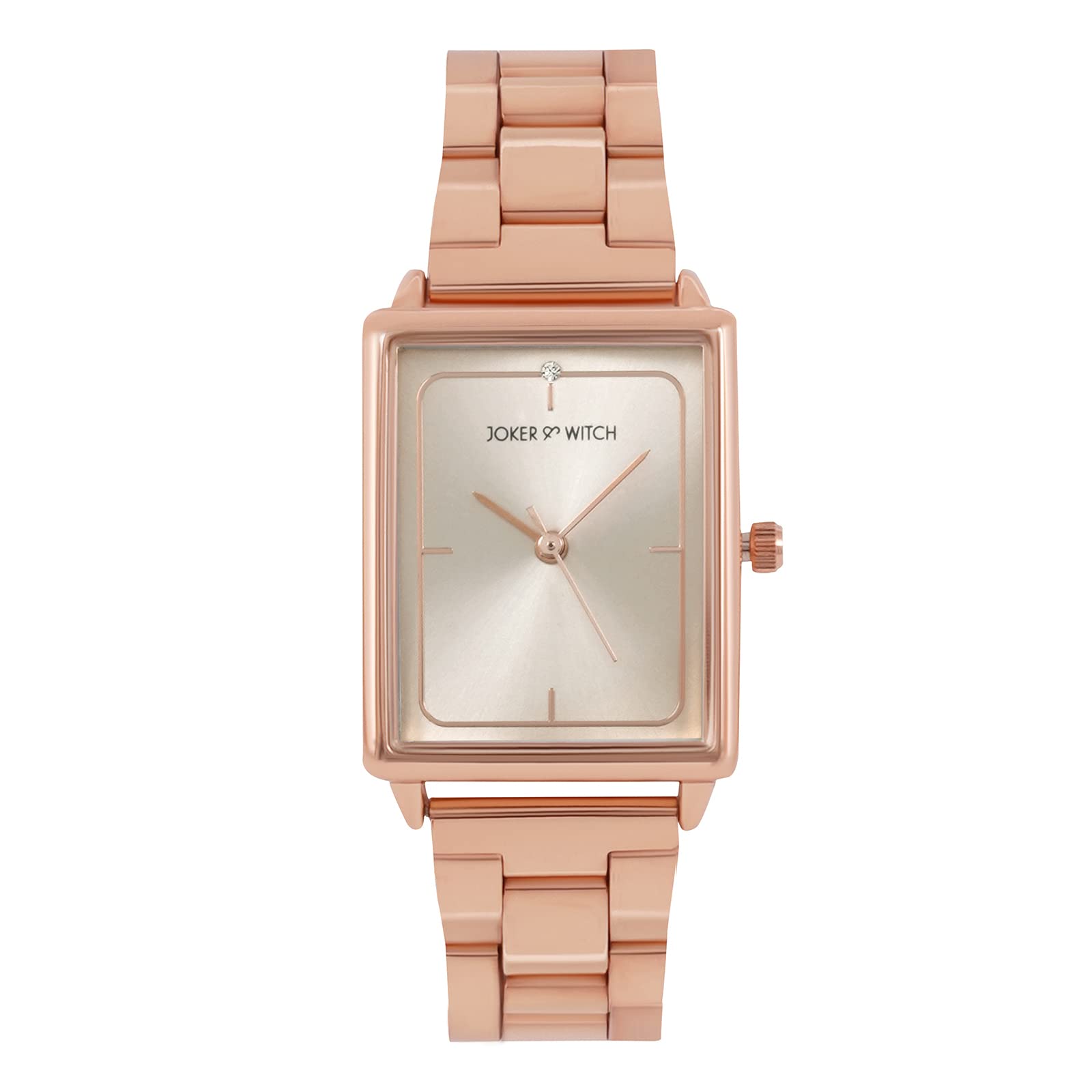 Joker & Witch Quad Rosegold Dial Rose Gold Stainless Steel Analogue Watch for Women (B0BBFL7154) Amazon Price History, Amazon Price Tracker
