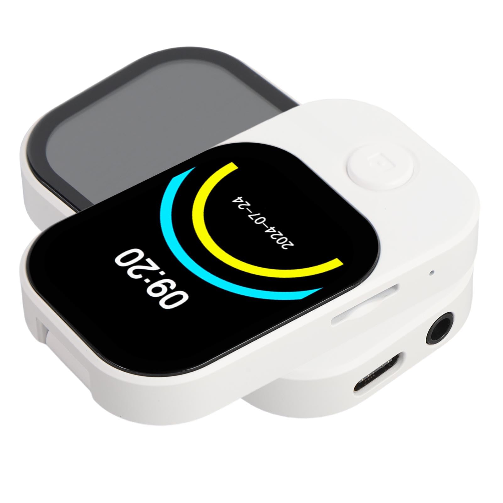 Lettore MP3 Bluetooth Compatto Bianco con Altoparlante HiFi Touchscreen per Amanti della Musica e Viaggiatori (Con scheda di memoria da 64 GB)