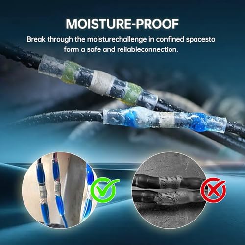 Kit de 310 conectores de soldadura con pistola de calor de doble temperatura 5