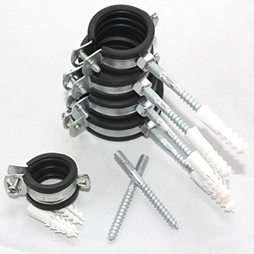 10x ER-BI Rohrschelle 20-24 mm mit Stockschraube