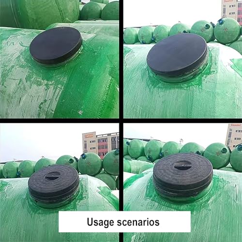 Tapa redonda de PE para fosa séptica de 20 cm que evita malos olores e inundaciones 8