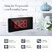 Mpow Despertador Proyector, Reloj Despertador Digital con Puerto USB, 4 Brillo de...
